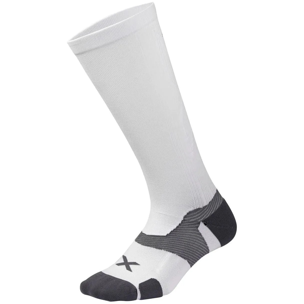 2XU Vectr Cushion Compression Socks - White