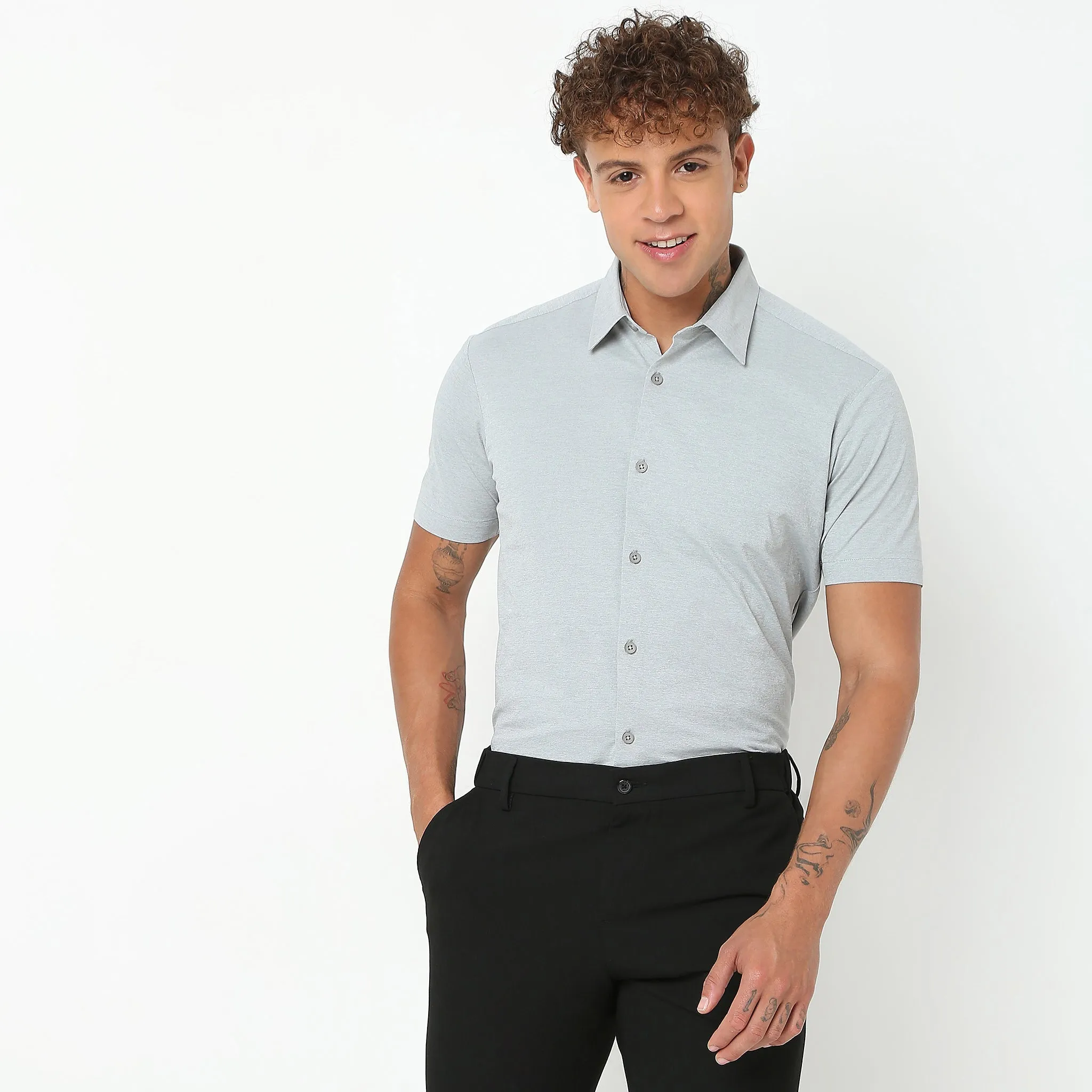 4-Way Ultra Stretch Slim Fit Travelator Shirt