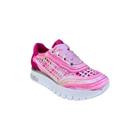 81606 Fuchsia Platform Sneaker