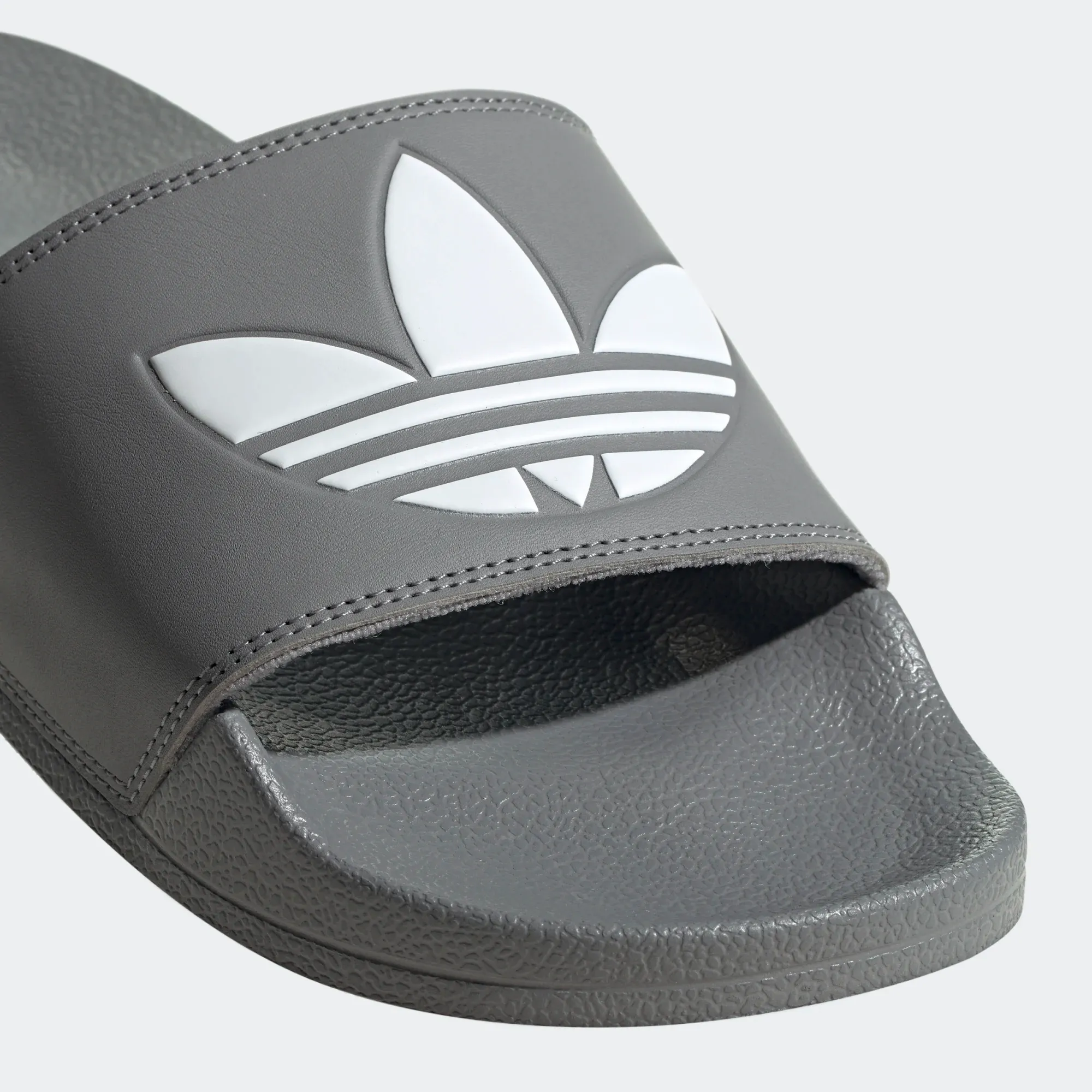 Adidas Adilette Lite Slides - Grey Three / Cloud White