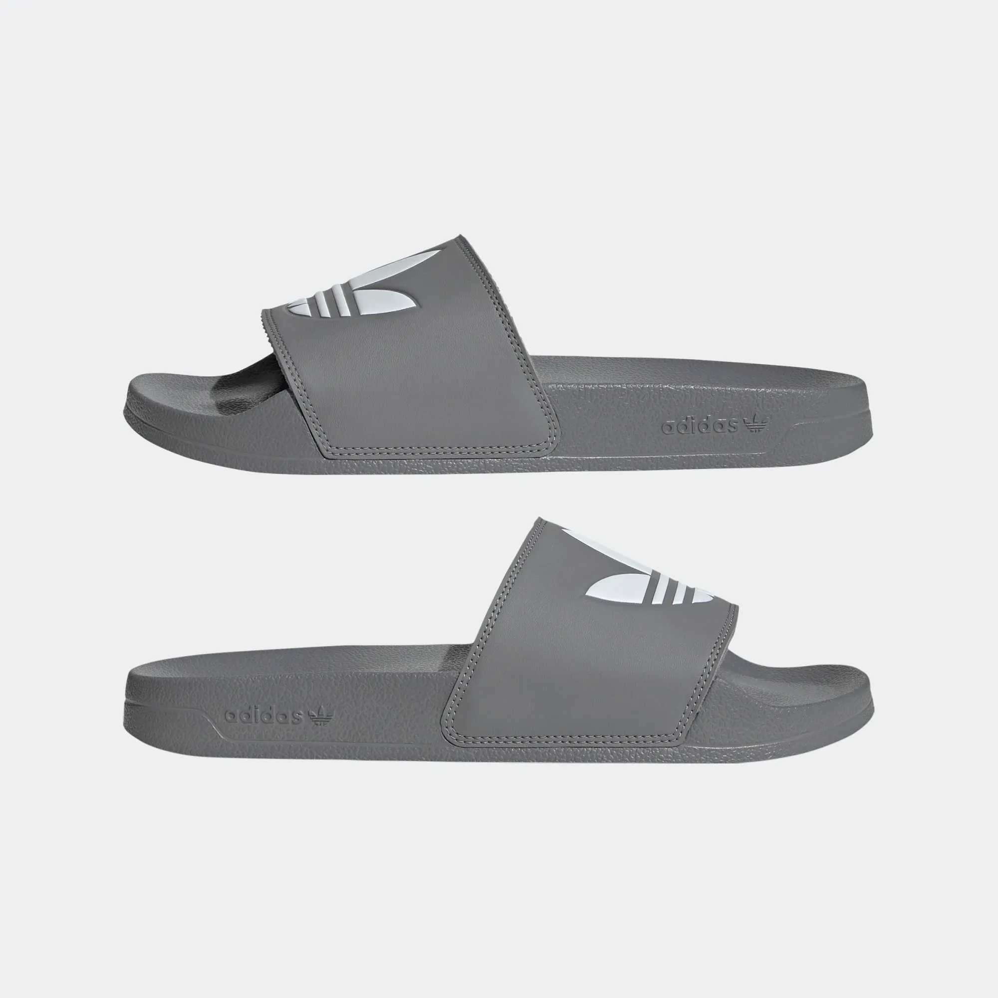 Adidas Adilette Lite Slides - Grey Three / Cloud White