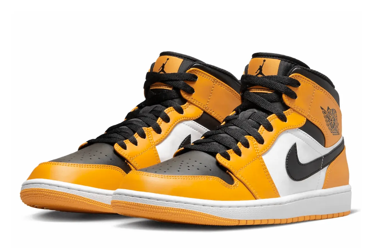 Air Jordan 1 Mid GS 'Reverse Yellow Toe'