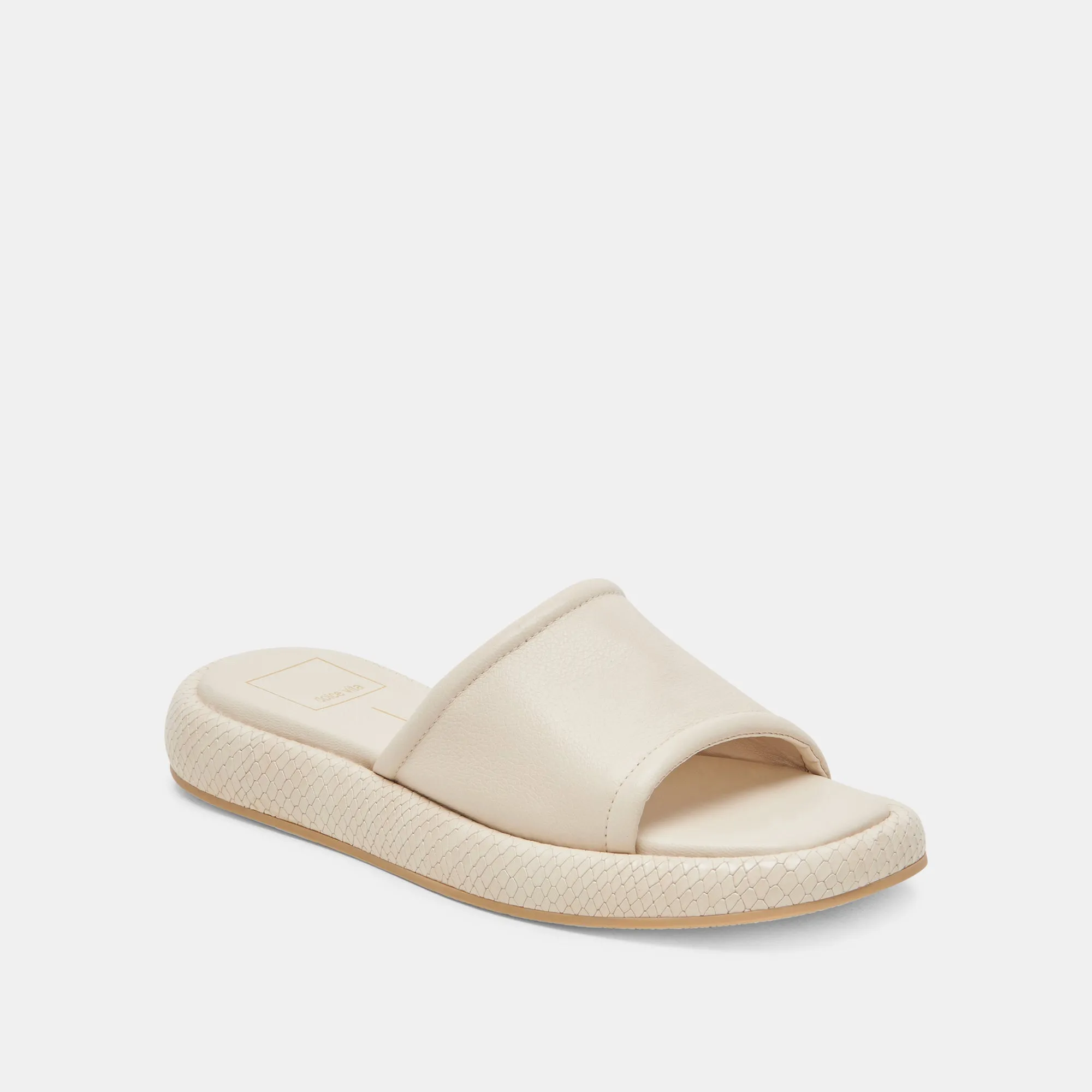 AISHA SANDALS IVORY LEATHER