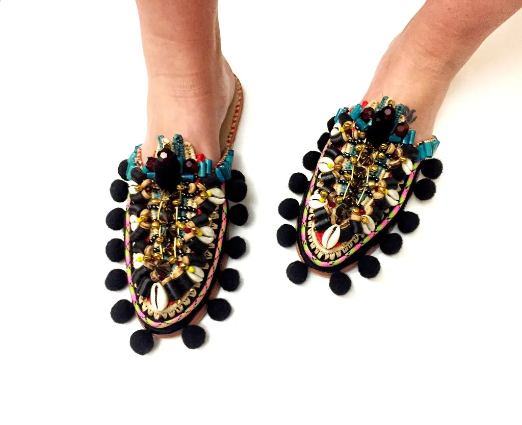 AMAKA EMBELLISHED SLIPPERS