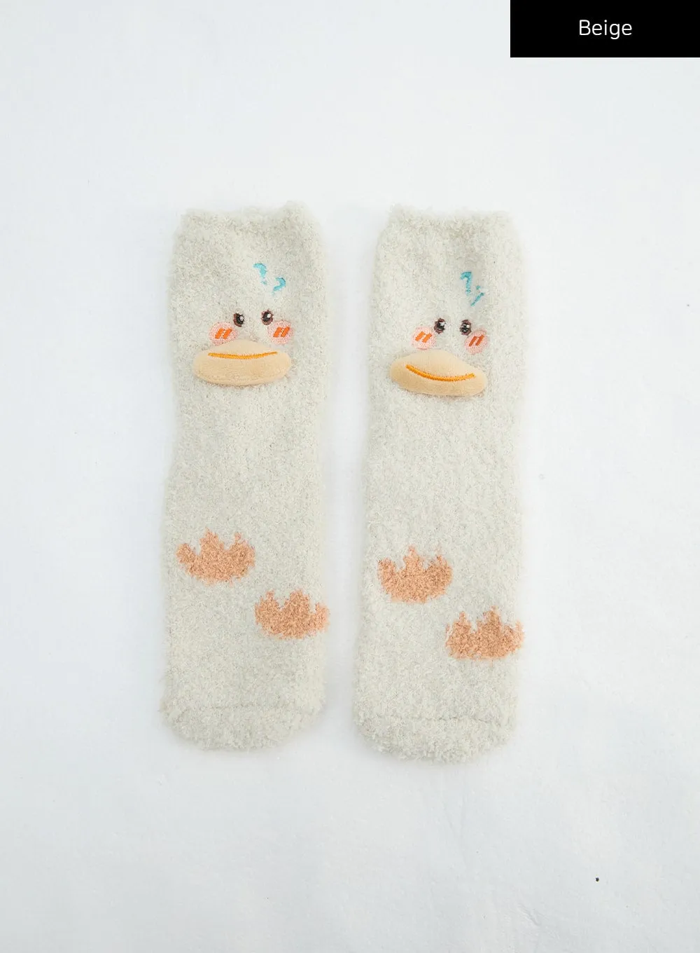 Animal Printed Plush Socks IN316