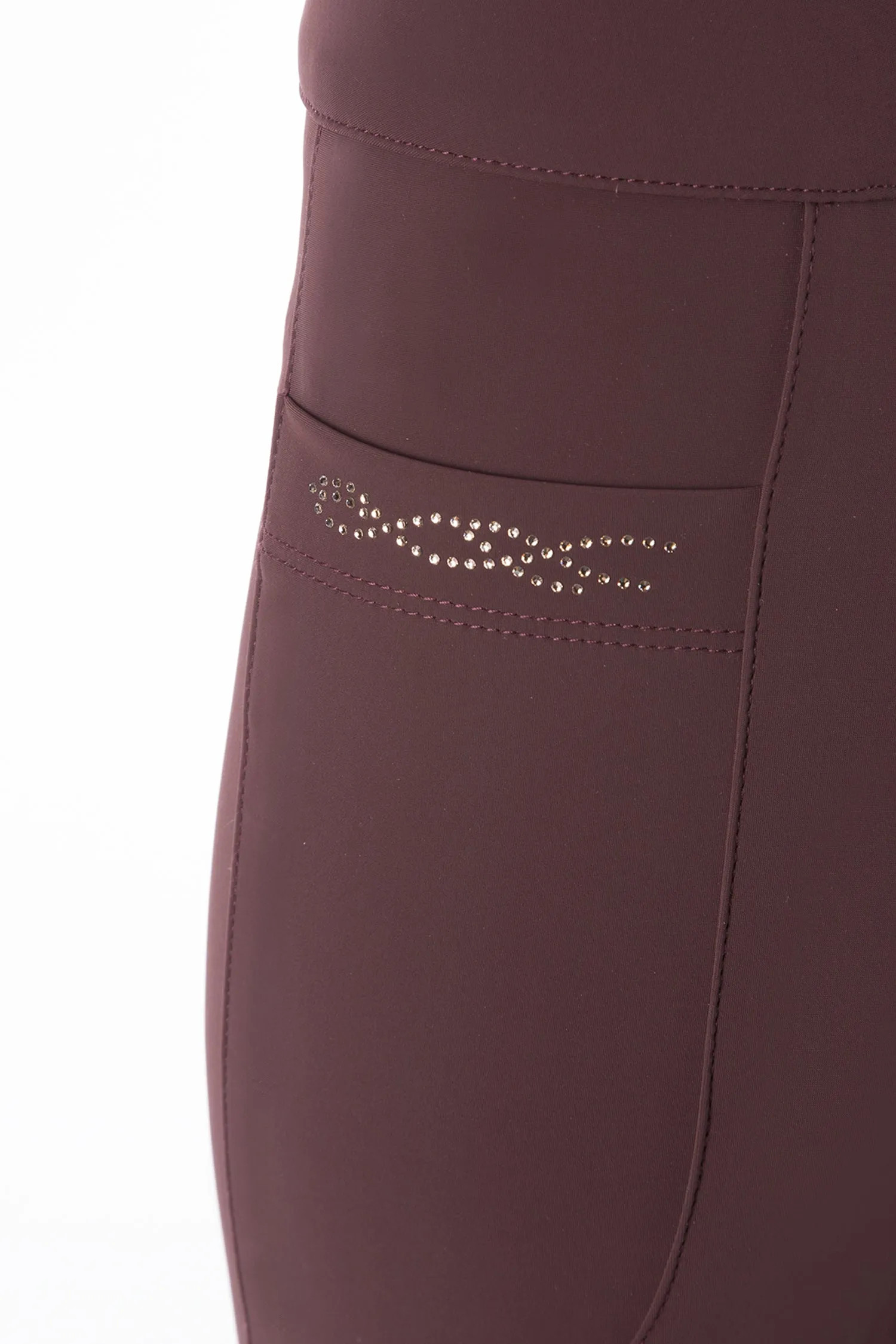 Animo 'Nettarine' High Rise Breeches in Mandol - Women's IT 42 (US 28)