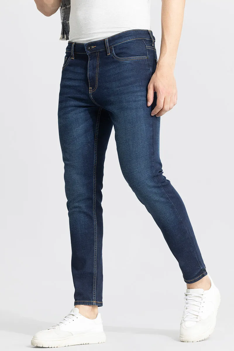 Asmodeus Midnight Blue Skinny Fit Jeans