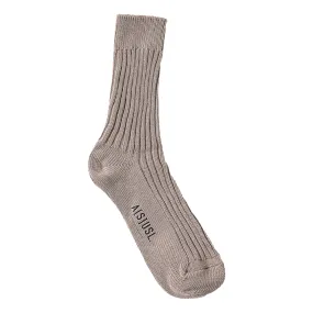 A[S]USL NEW SIGNATURE SOCKS-MOKA