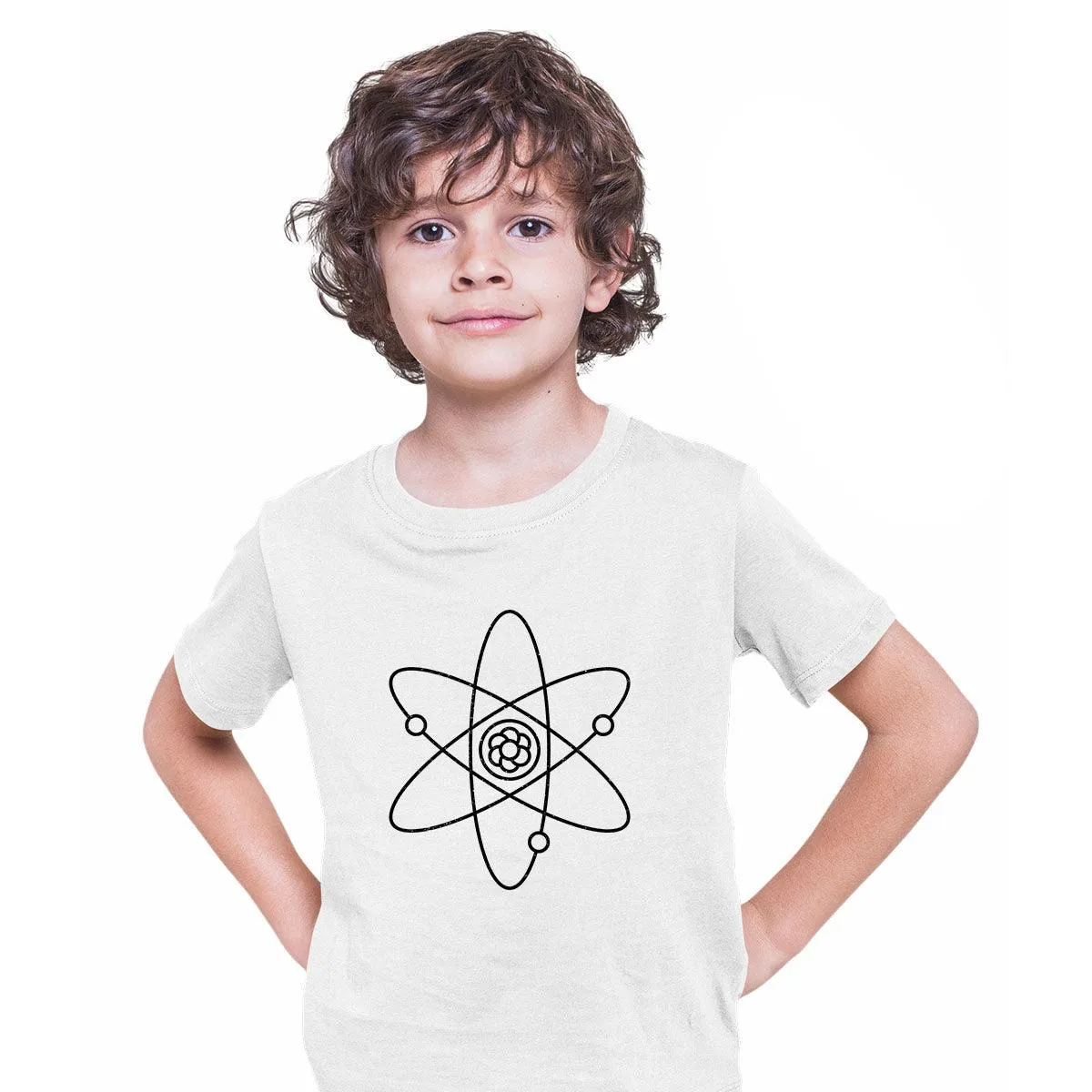 Atomic Symbol Children Kids T-Shirt Physics Album Geek Nerd Science