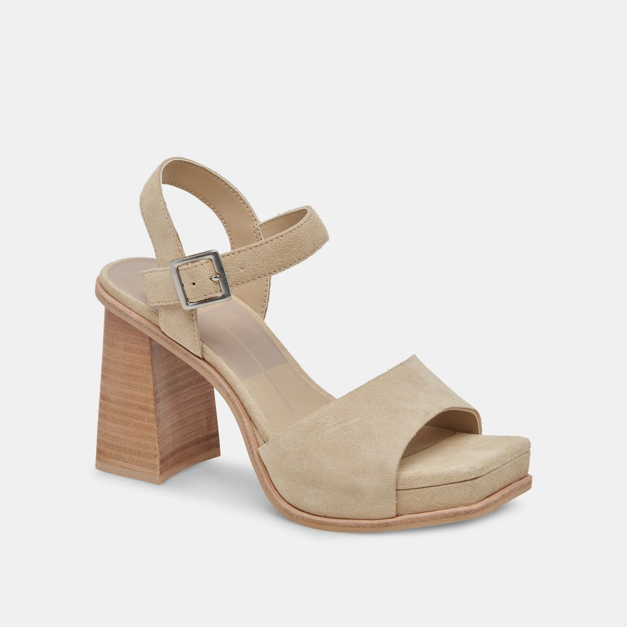 AUBREY HEELS CASHEW SUEDE