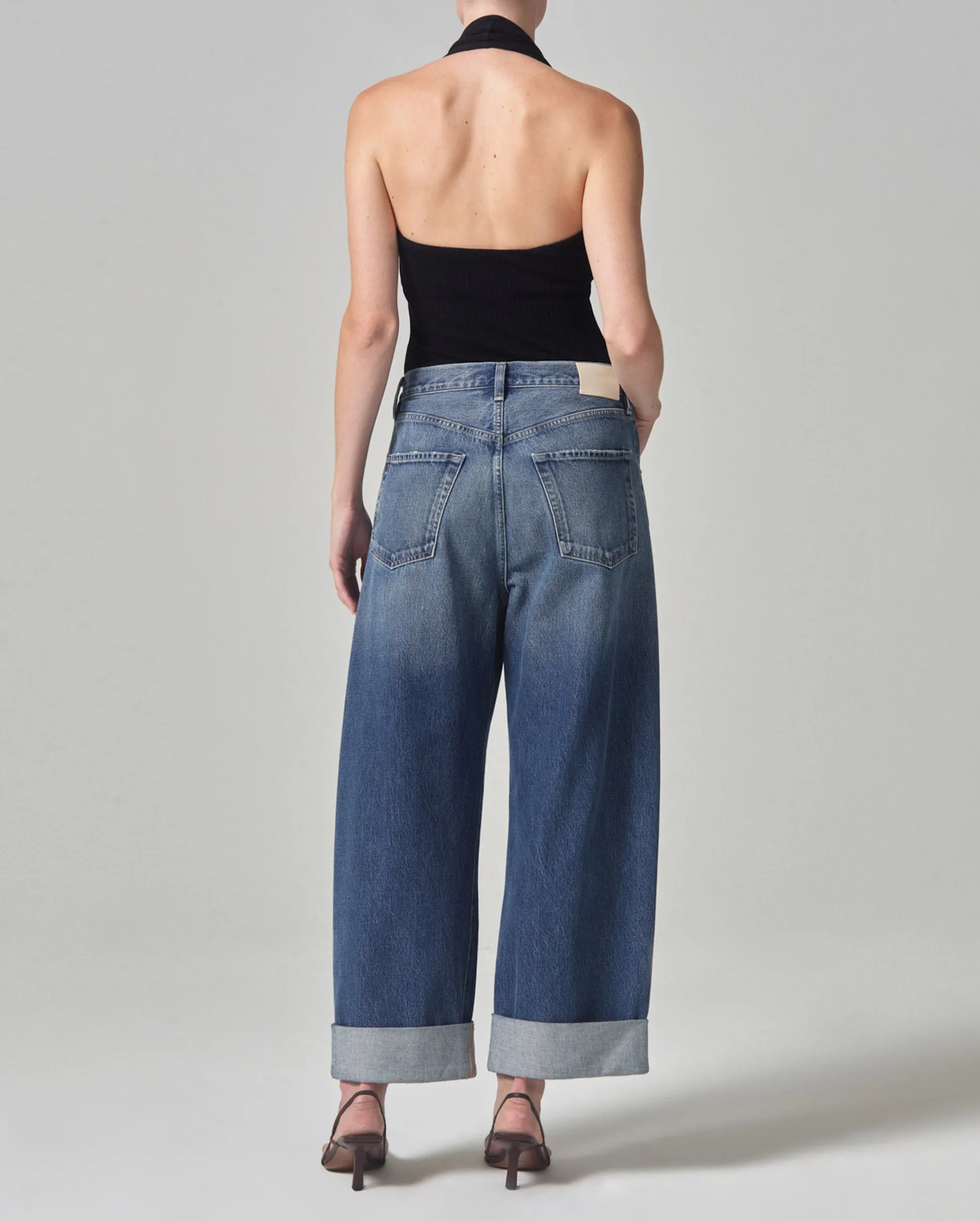 AYLA BAGGY CUFFED CROP / BRIELLE