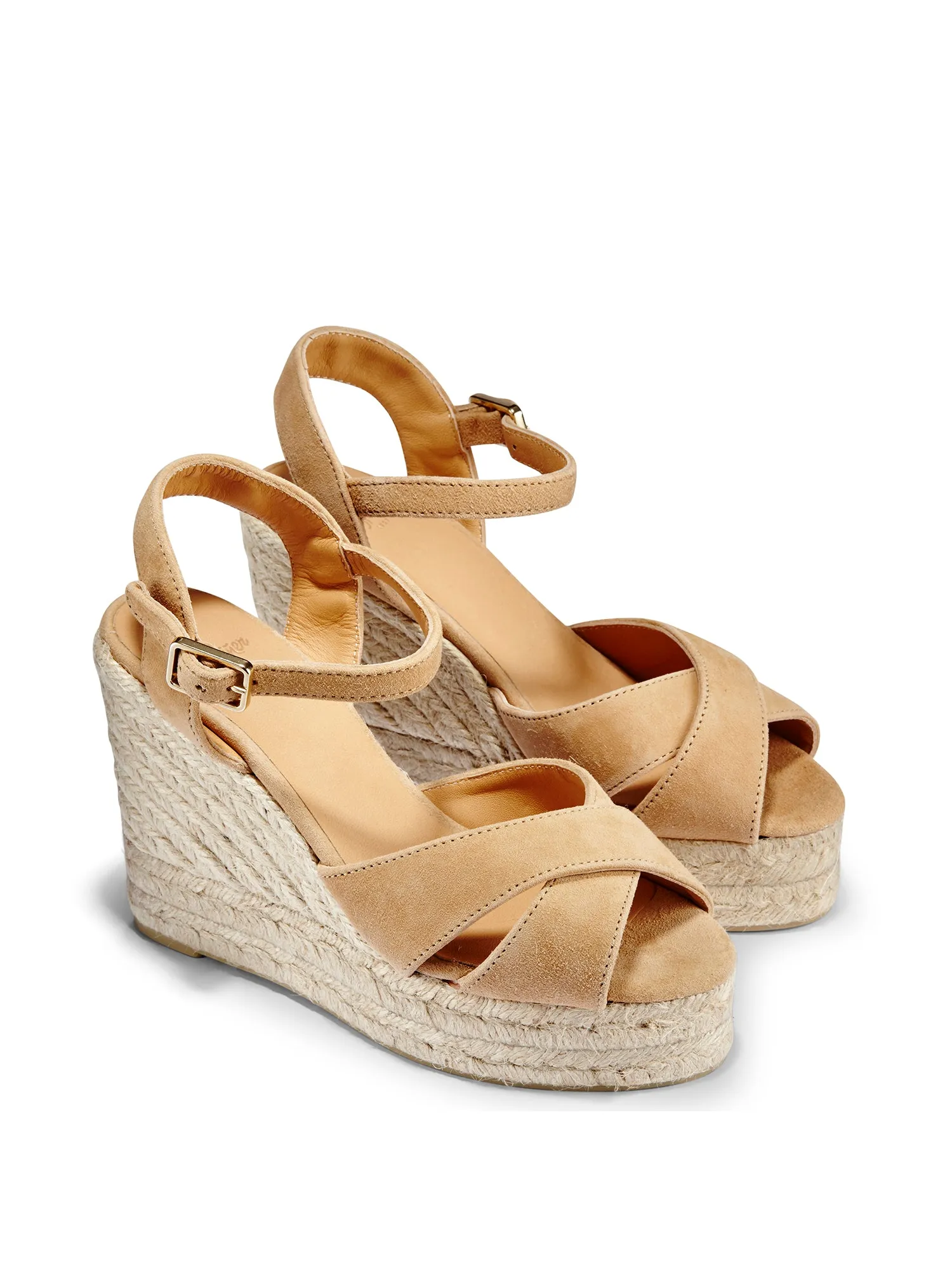 Blaudell Suede Wedge Sandal