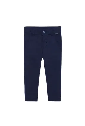 Boboli Stretch satin trousers for boys 718152 2440 blue