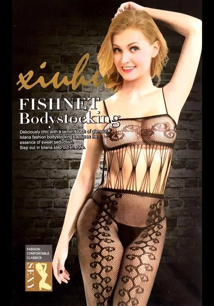 Body Stocking Fishnet Dress - Ladies Sexy Net Dresses - JY1771