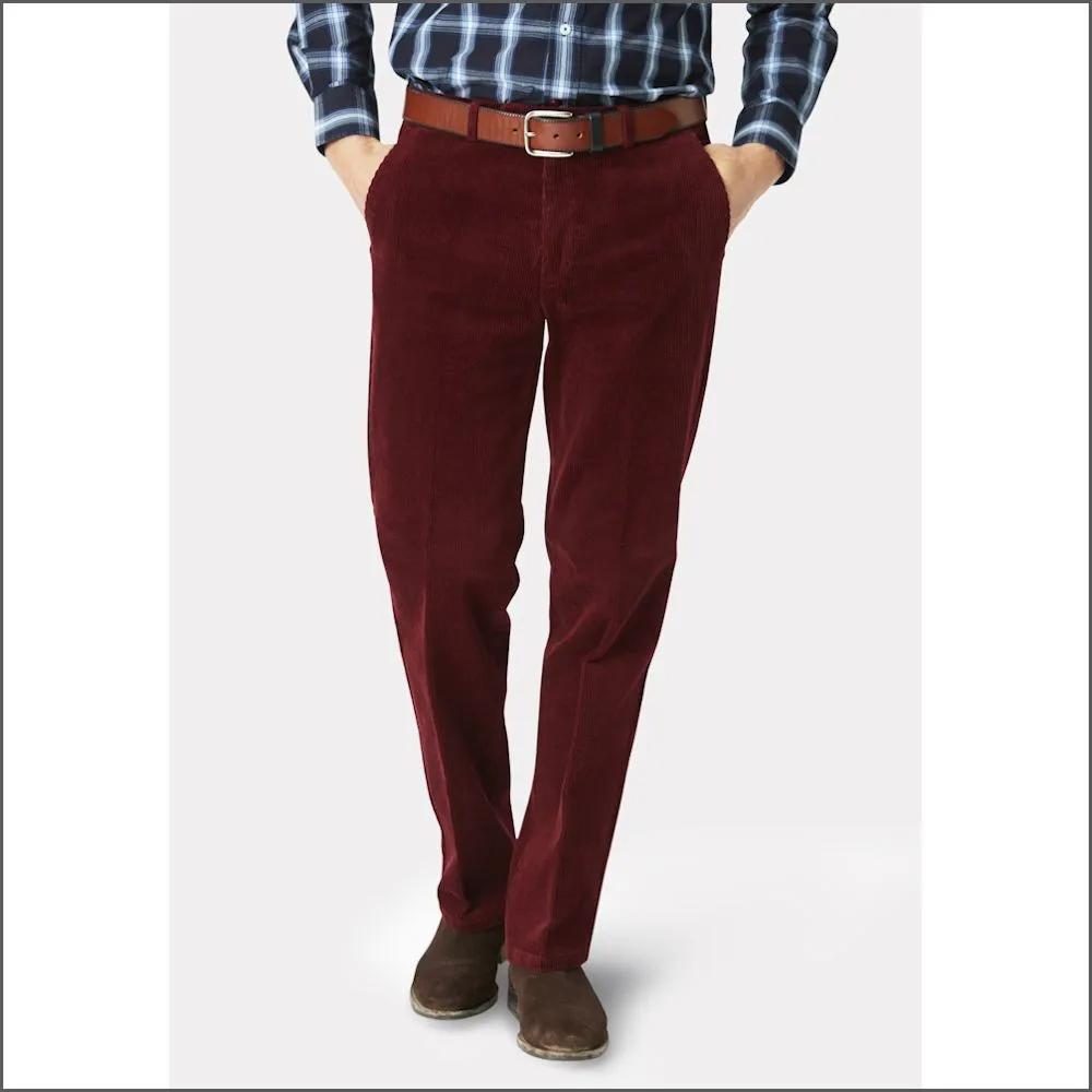 Brook Taverner Ellroy Cherry Cord Trouser<><>