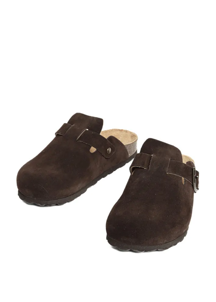 Bukela Molly Slipper Sko - Dark Brown