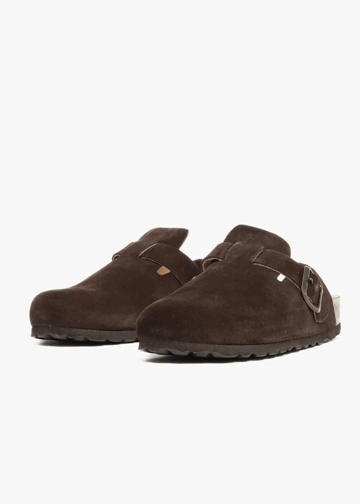 Bukela Molly Slipper Sko - Dark Brown