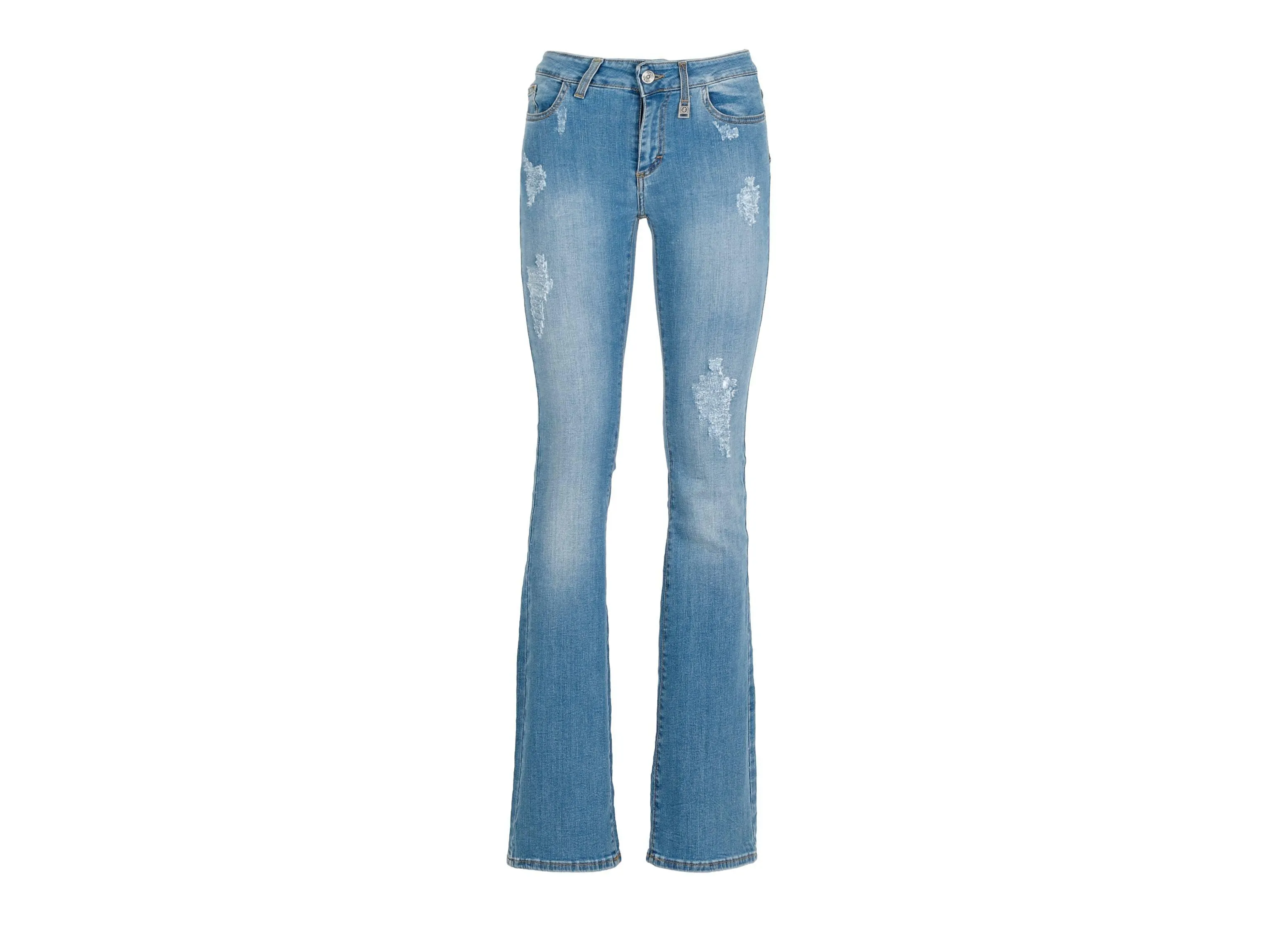 CAFENOIR Jeans Zampa Super Stretch Light Sky Blu JJ0055