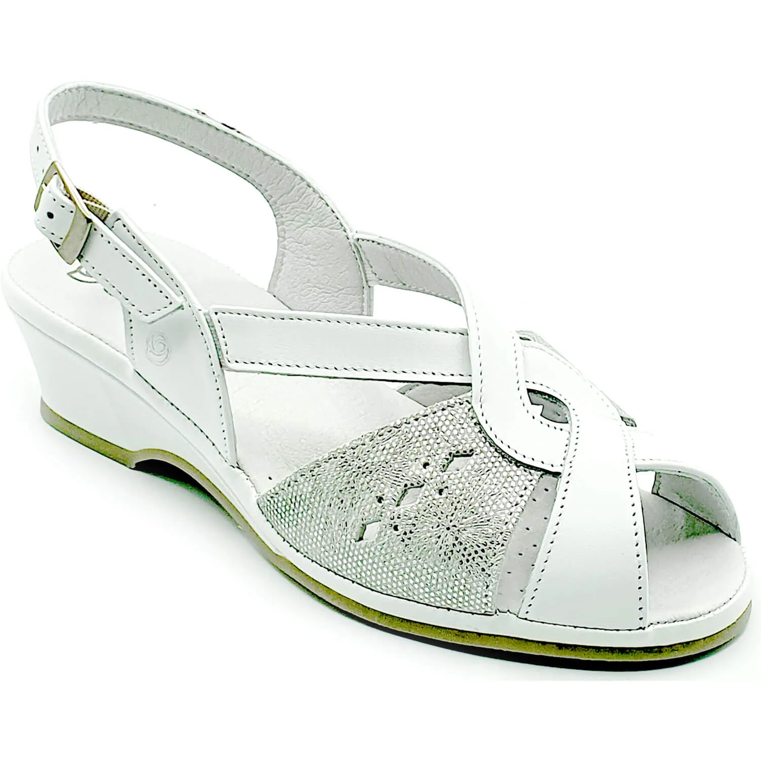 Capri Dressy Sandal - White