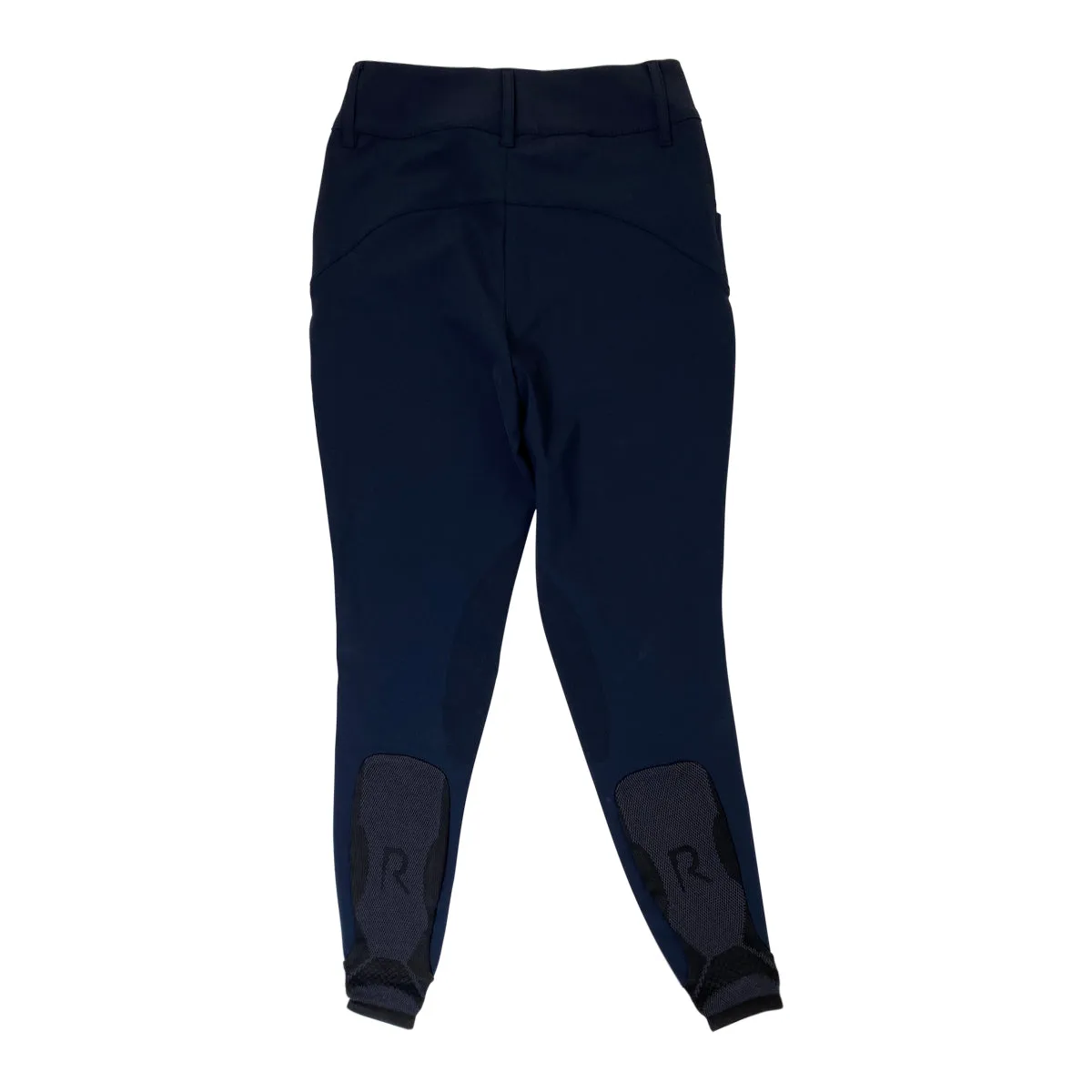 Cavalleria Toscana RS High Waist Knee Patch Breeches in Navy - Women's IT 44/US 30