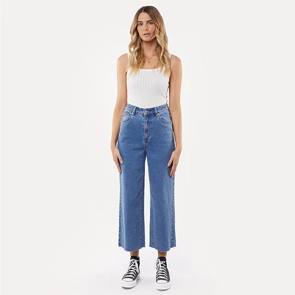 Charlie High Rise Wide Leg Jean - Heritage Blue