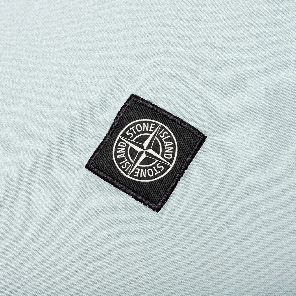 Compass Patch Logo S/S T-Shirt - Sky Blue