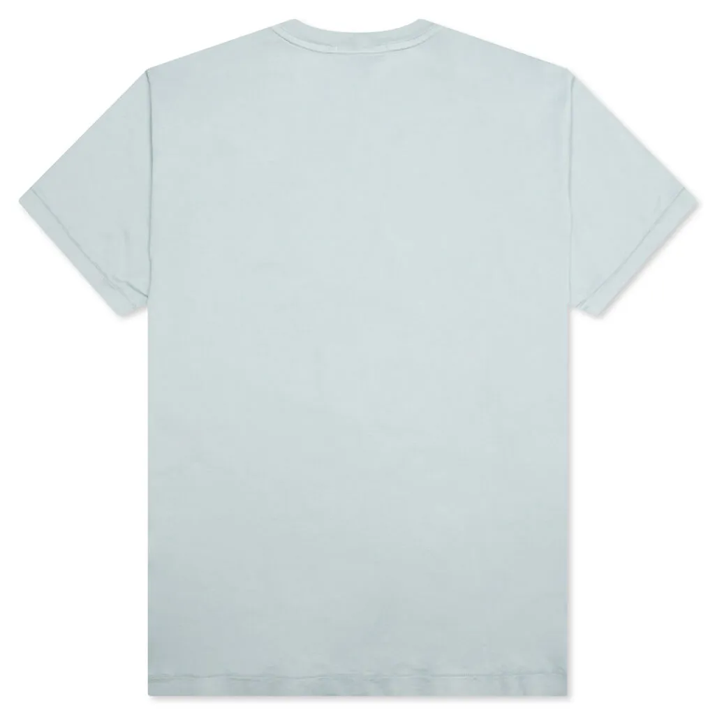 Compass Patch Logo S/S T-Shirt - Sky Blue