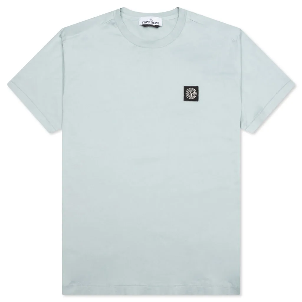 Compass Patch Logo S/S T-Shirt - Sky Blue