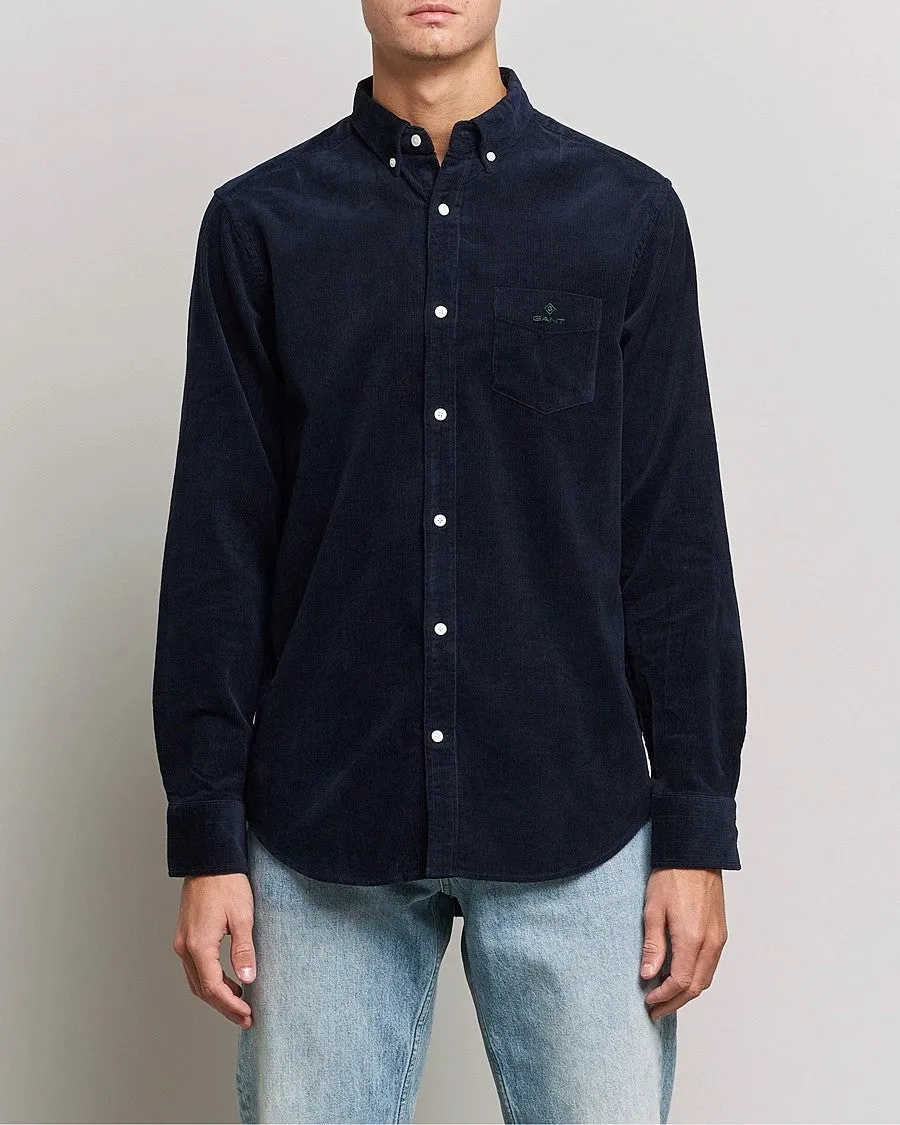 Corduroy Shirt - Evening Blue