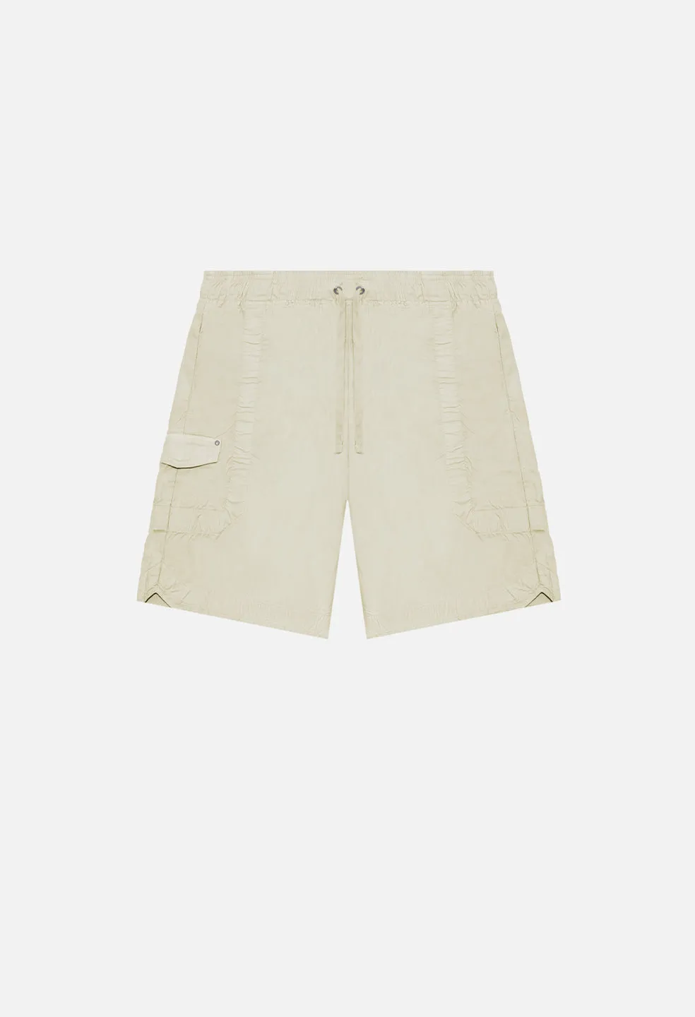 Cotton Poplin Frame Shorts / Desert