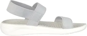 Womens Crocs LiteRide Welded Slippers, Light Grey (205106-00J) - Lightweight and Comfortable Footwear