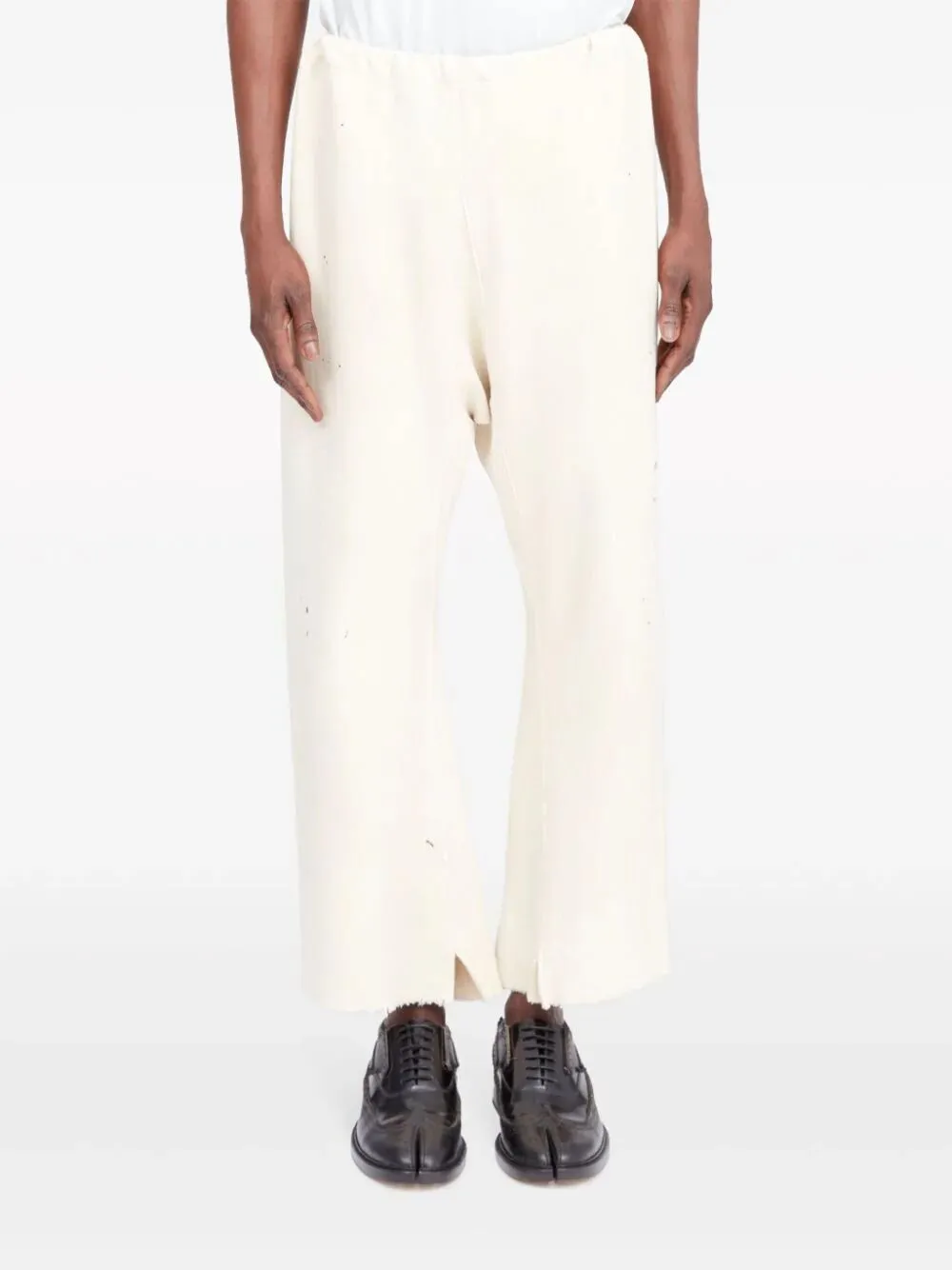 CROPPED COTTON TROUSERS