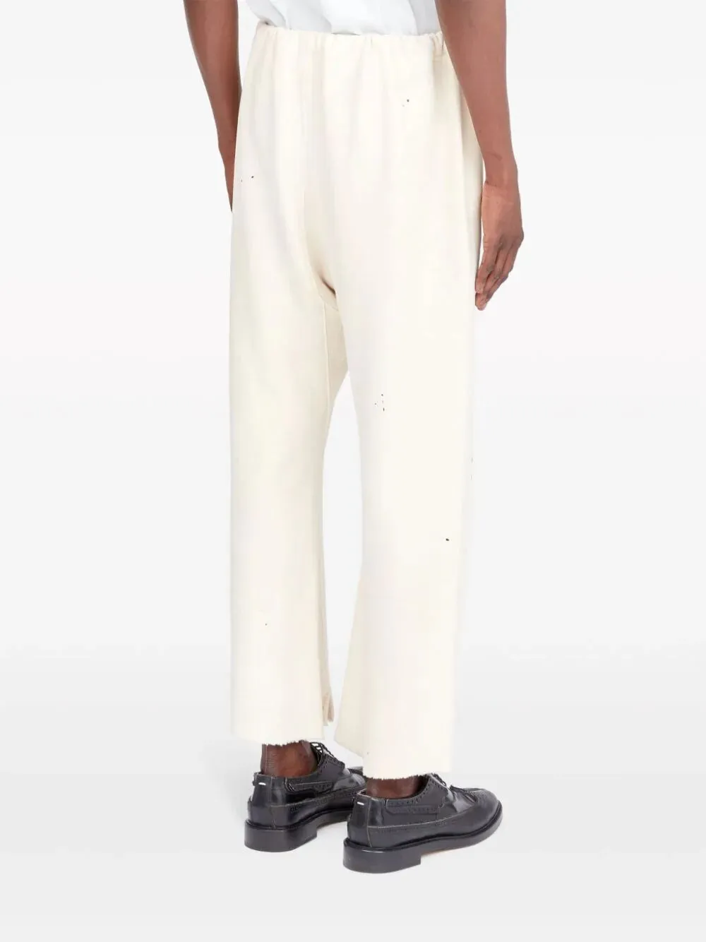 CROPPED COTTON TROUSERS