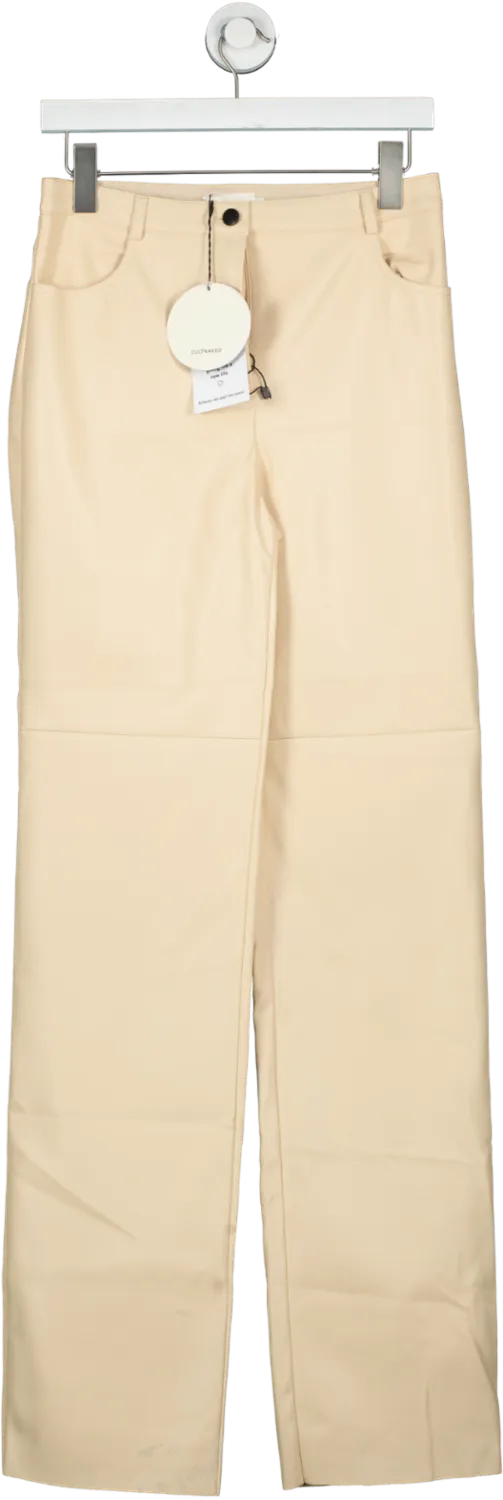 Nude Vanilla Killa Trousers by Cult Naked, Size UK Medium