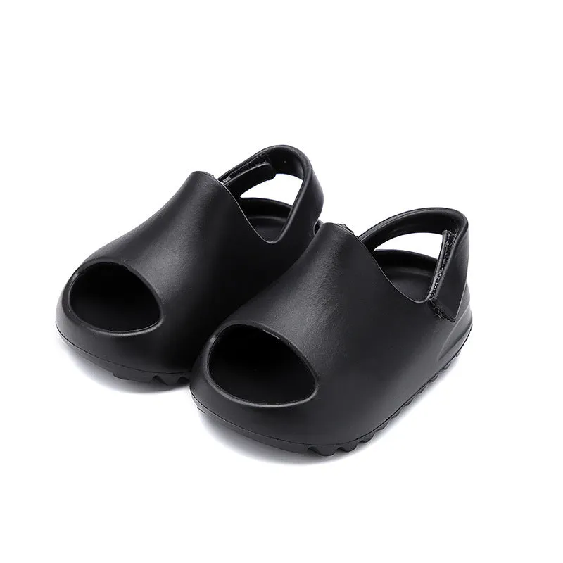 DEANWANGKT Children's Coconut Slippers Summer Wholesale Home Boys and Girls Parent-Child Baby Thick Bottom Anti-Slip Heel Outdoor Slippers