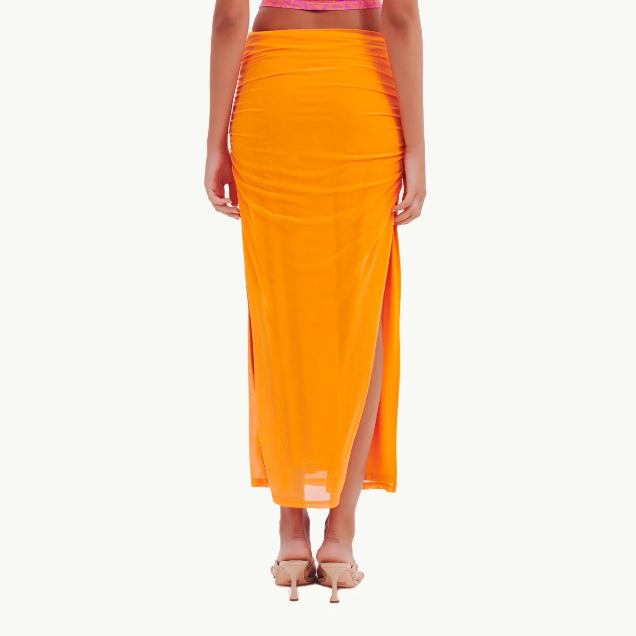 DESIRE MESH SKIRT APEROL