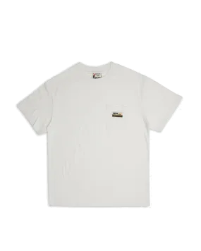 DEUS T-SHIRT TANGO POCKET VINTAGE WHITE