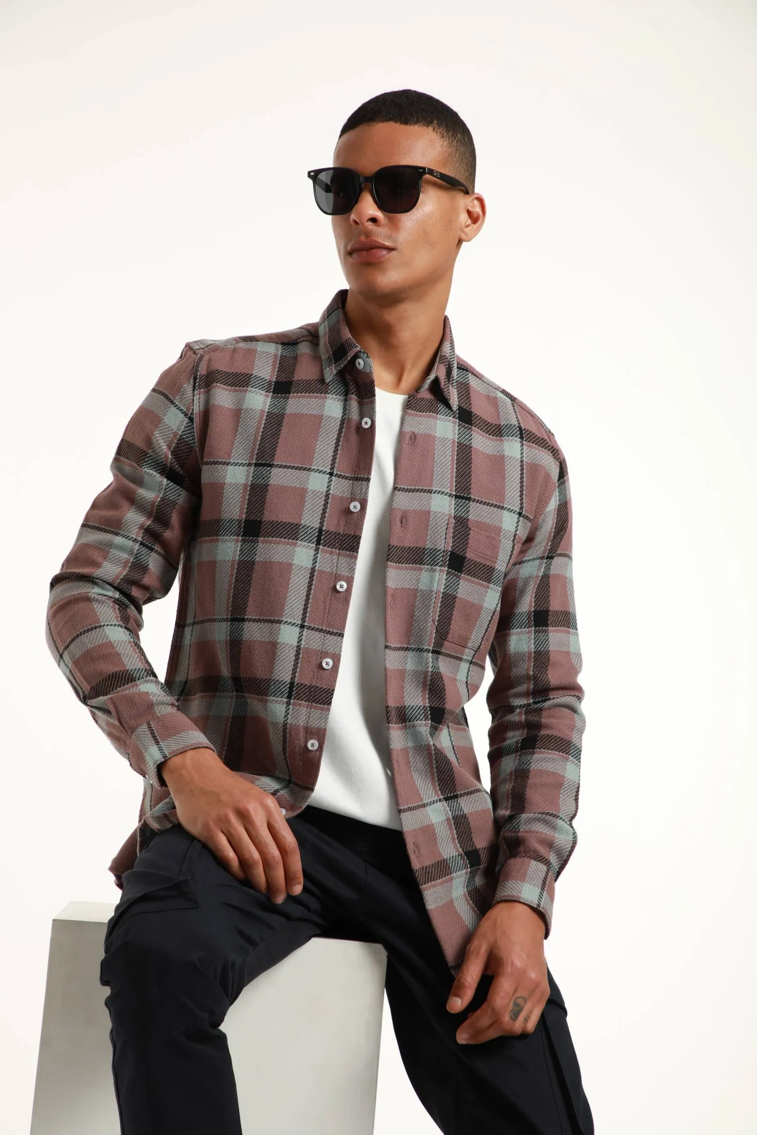 Dobby Check Kokas Shirt