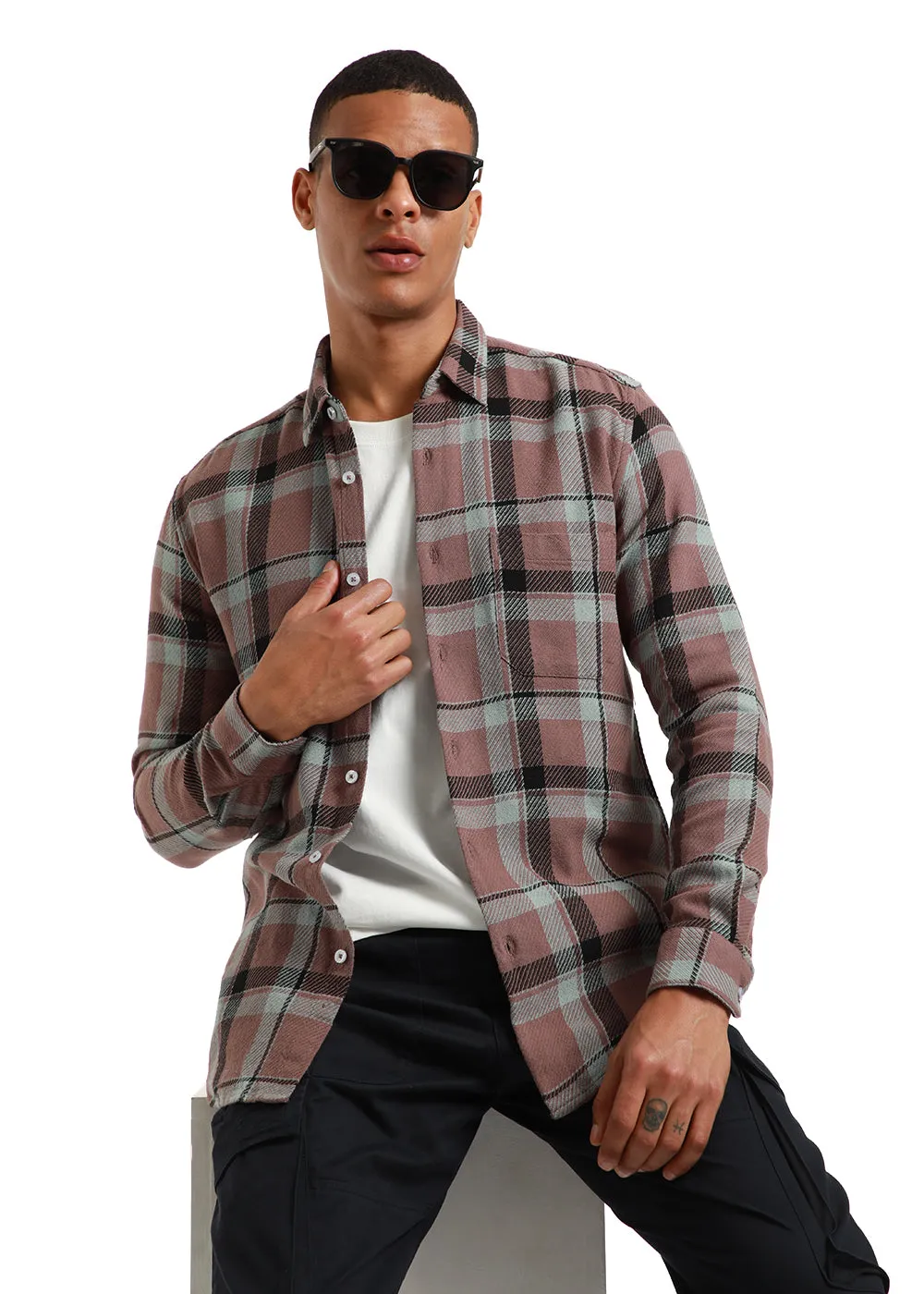 Dobby Check Kokas Shirt