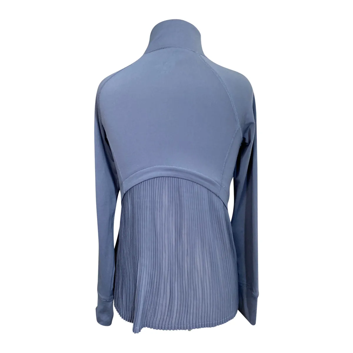 Dover Saddlery Pleated Back Shirt in Powder Blue - Children's Medium