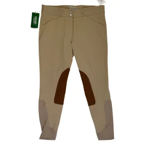 Dover Saddlery 'Wellesley Competition' Knee-Patch Breech  in Tan - Women's 32