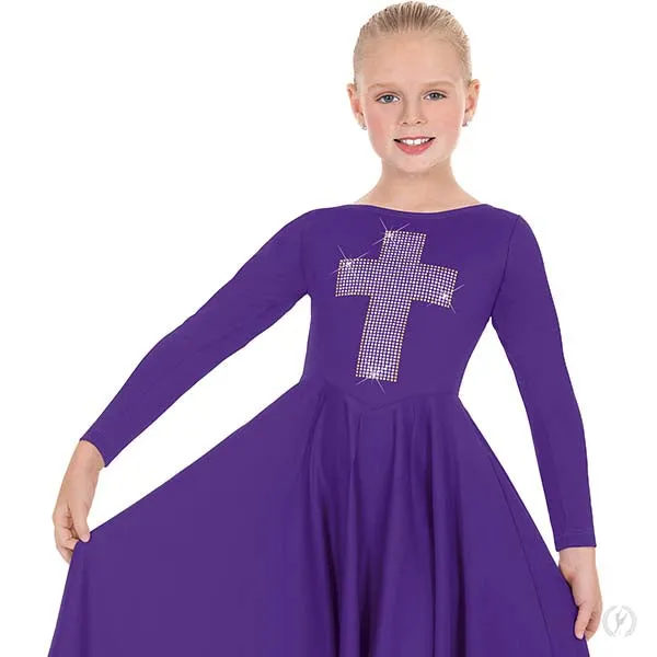 Eurotard 11027C Girls Cross of Light Praise Dress