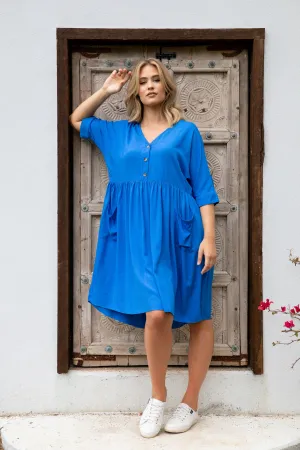 FINAL SALE Electra Dress in Bahama