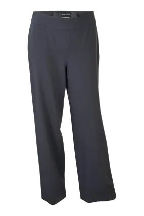 GIORGIO ARMANI Women's Grey Pure New Wool Tailored Trousers (IT40 | UK 8)