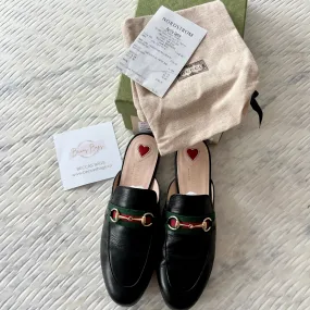 Gucci Princeton Leather Slippers