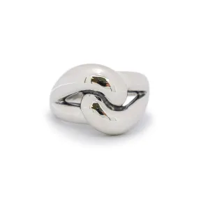 James Avery 925 Sterling Silver Retired Cadena Knot Cocktail Ring