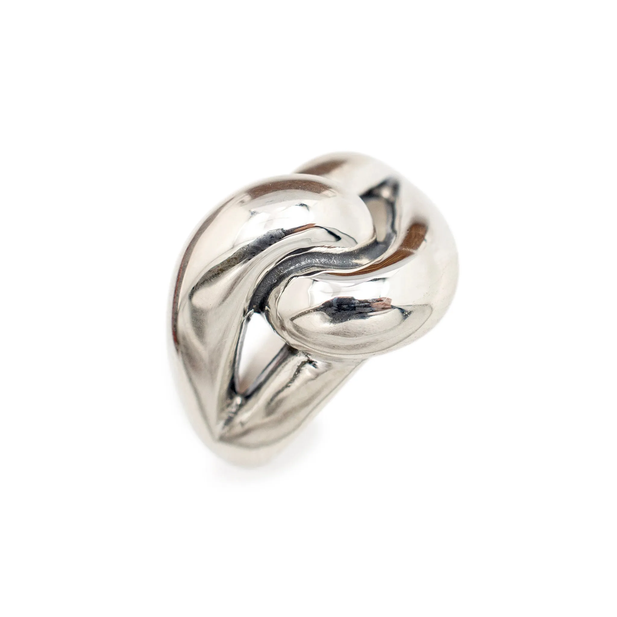 James Avery 925 Sterling Silver Retired Cadena Knot Cocktail Ring