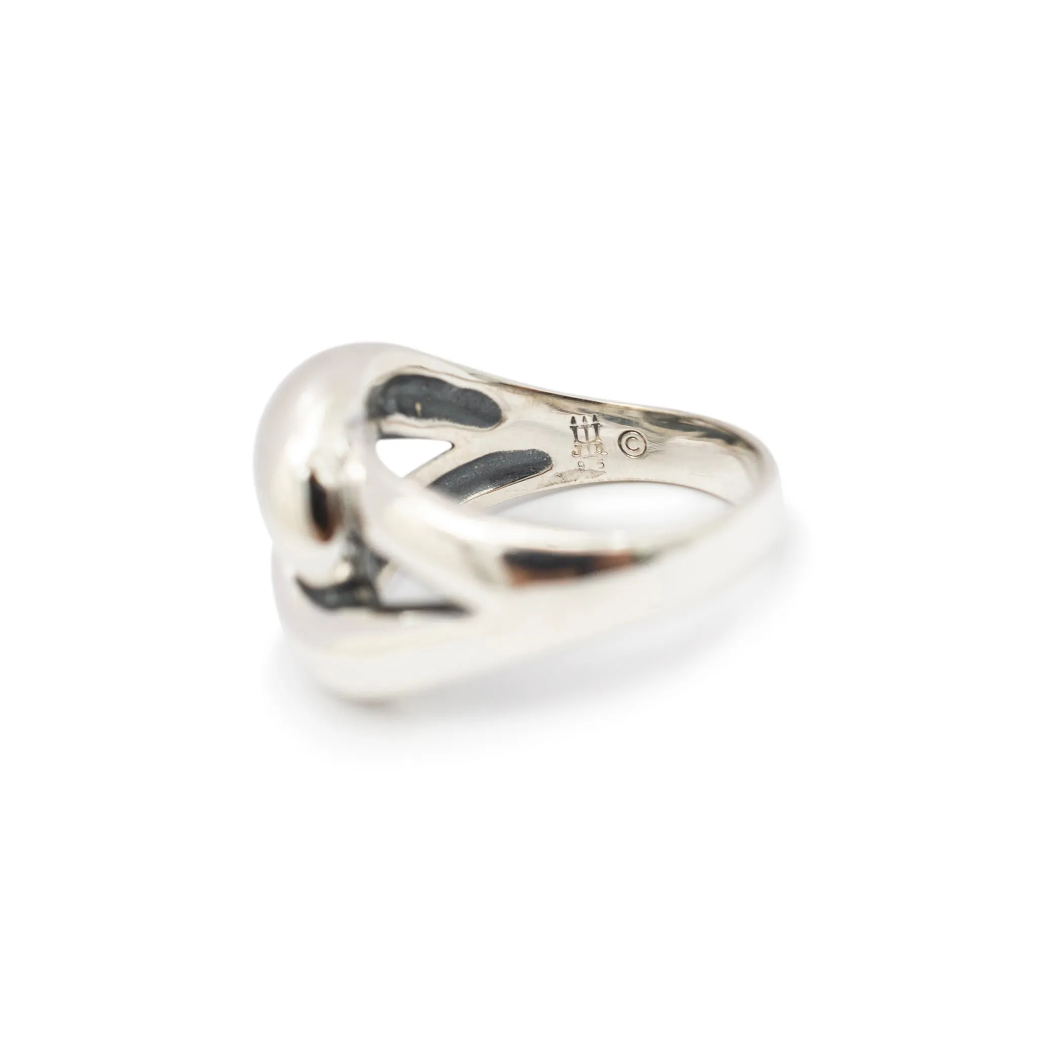 James Avery 925 Sterling Silver Retired Cadena Knot Cocktail Ring