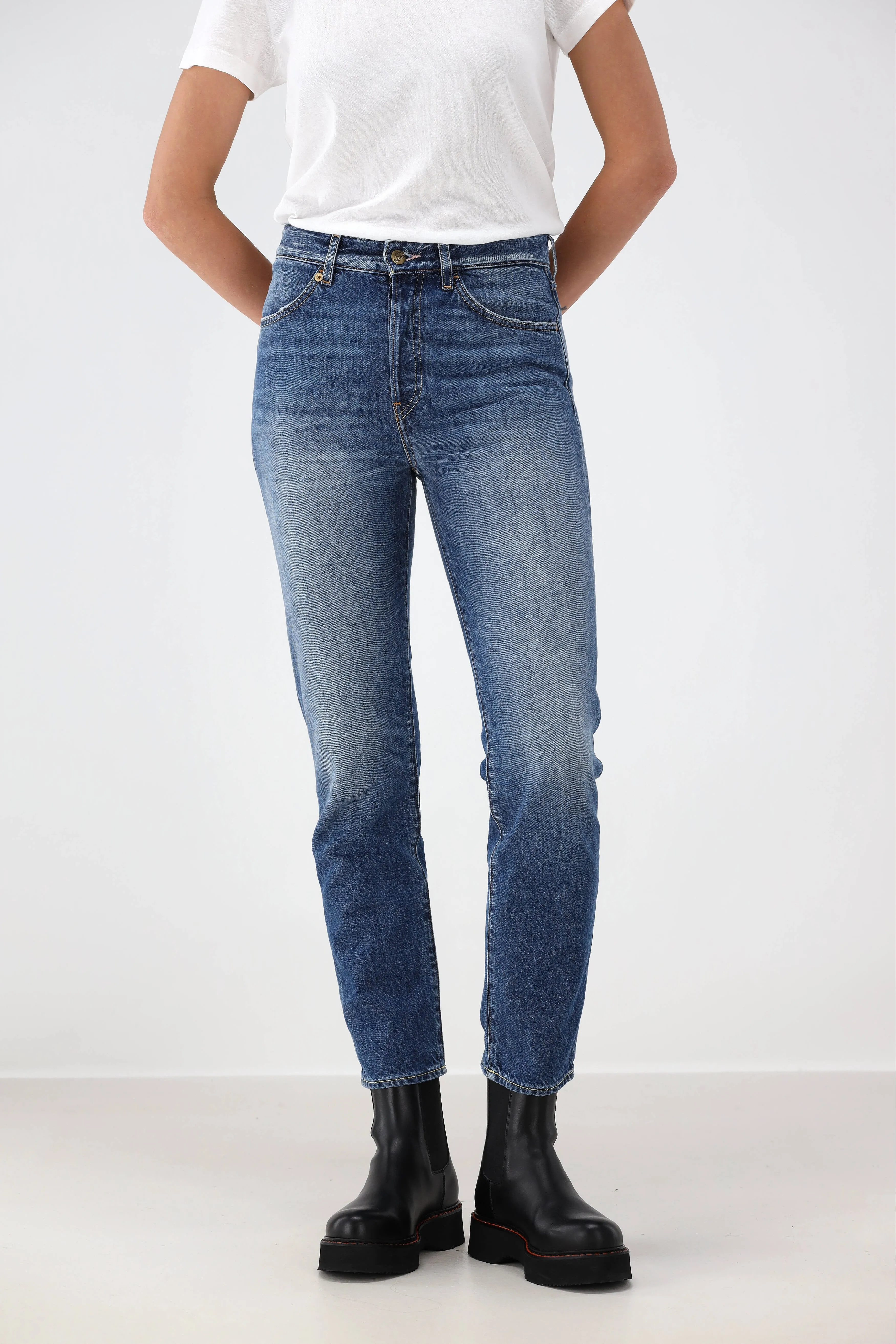 Jeans Loose in Ranch Medium Blue