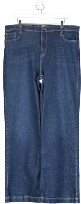 John Lewis Blue Wide Leg Jeans UK 18